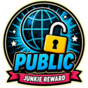 Public Junkie Reward badge