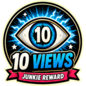 10 Views Junkie Reward badge
